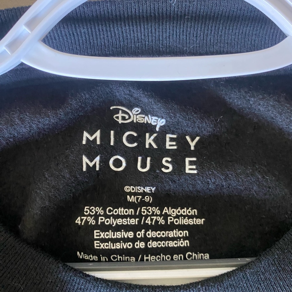 Disney Black Crewneck Mickey Mouse Sweater like new no call outs - Picture 7 of 7